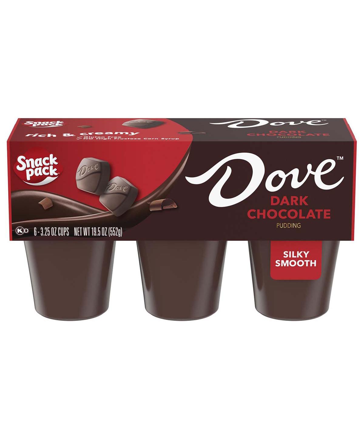 Snack Pack Dove Dark Chocolate Pudding Cups; image 1 of 2