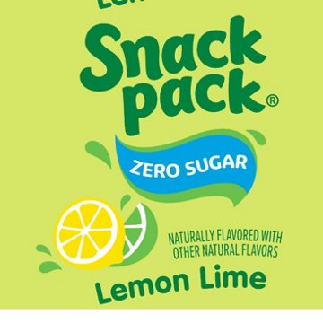 Snack Pack Zero Sugar Lemon Lime Gel Cups, 4 ct