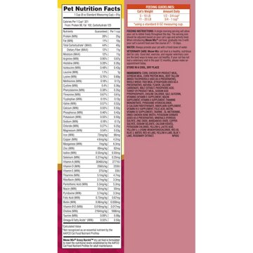 Meow Mix Gravy Bursts Cat Food - Savory Chicken Flavor Kibble Mix