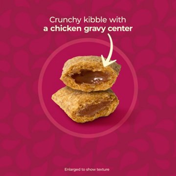 Meow Mix Gravy Bursts Cat Food - Savory Chicken Flavor Kibble Mix