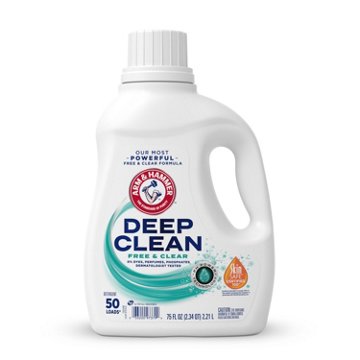 Arm & Hammer Deep Clean Free & Clear, 50 Loads