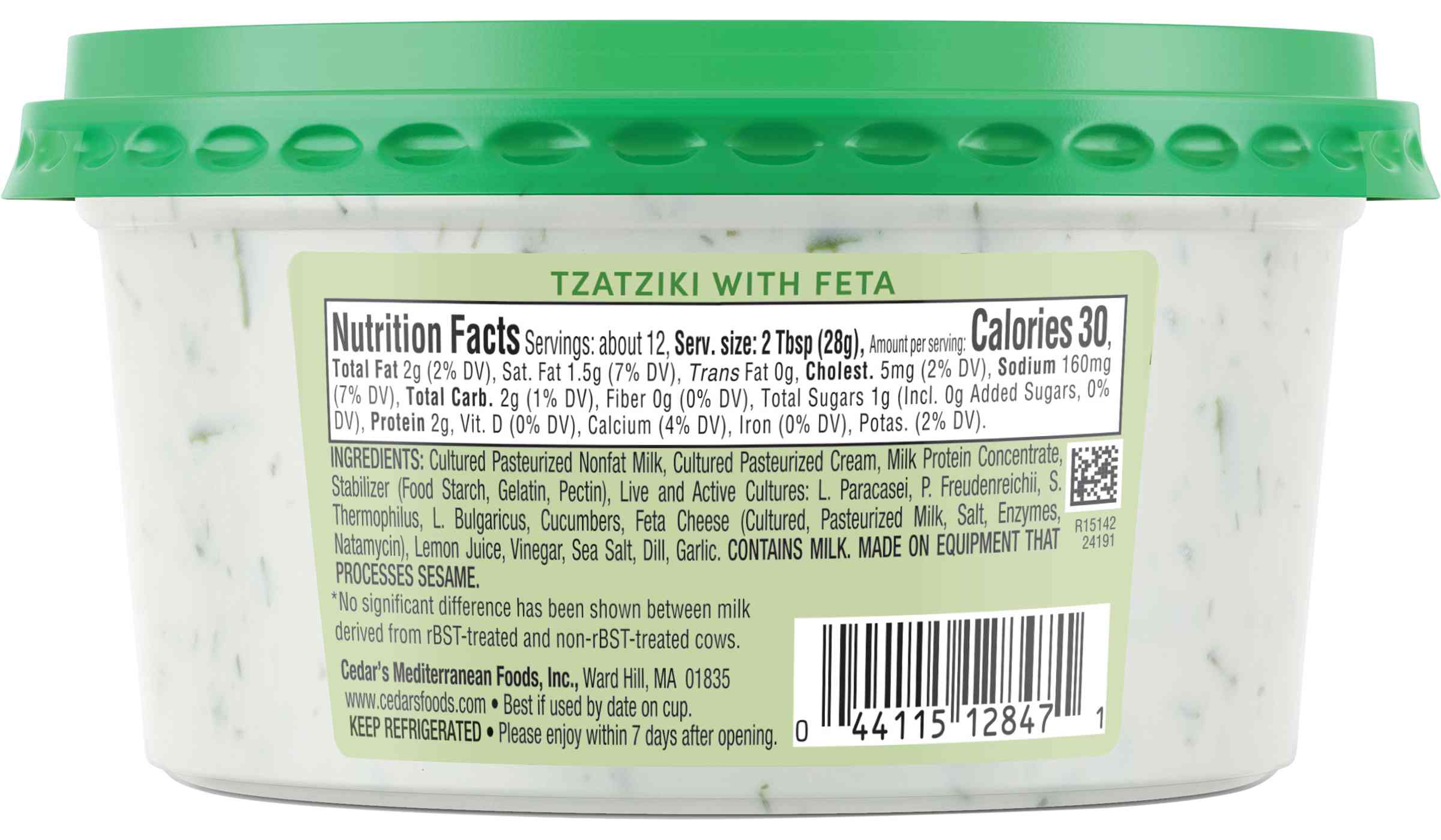 Cedar's Tzatziki with Feta Dip - Shop Dip at H-E-B