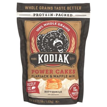 Kodiak 15g Protein Power Cakes Flapjack & Waffle Mix - Buttermilk, 36 oz