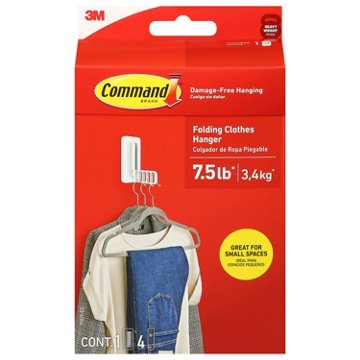Command Folding Clothes Hanger