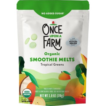 Once Upon a Farm Organic Toddler Smoothie Melts - Tropical Greens, 1 oz