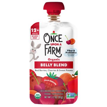 Once Upon a Farm Organic Belly Blend - Red Berries Cherries & Sweet Potato