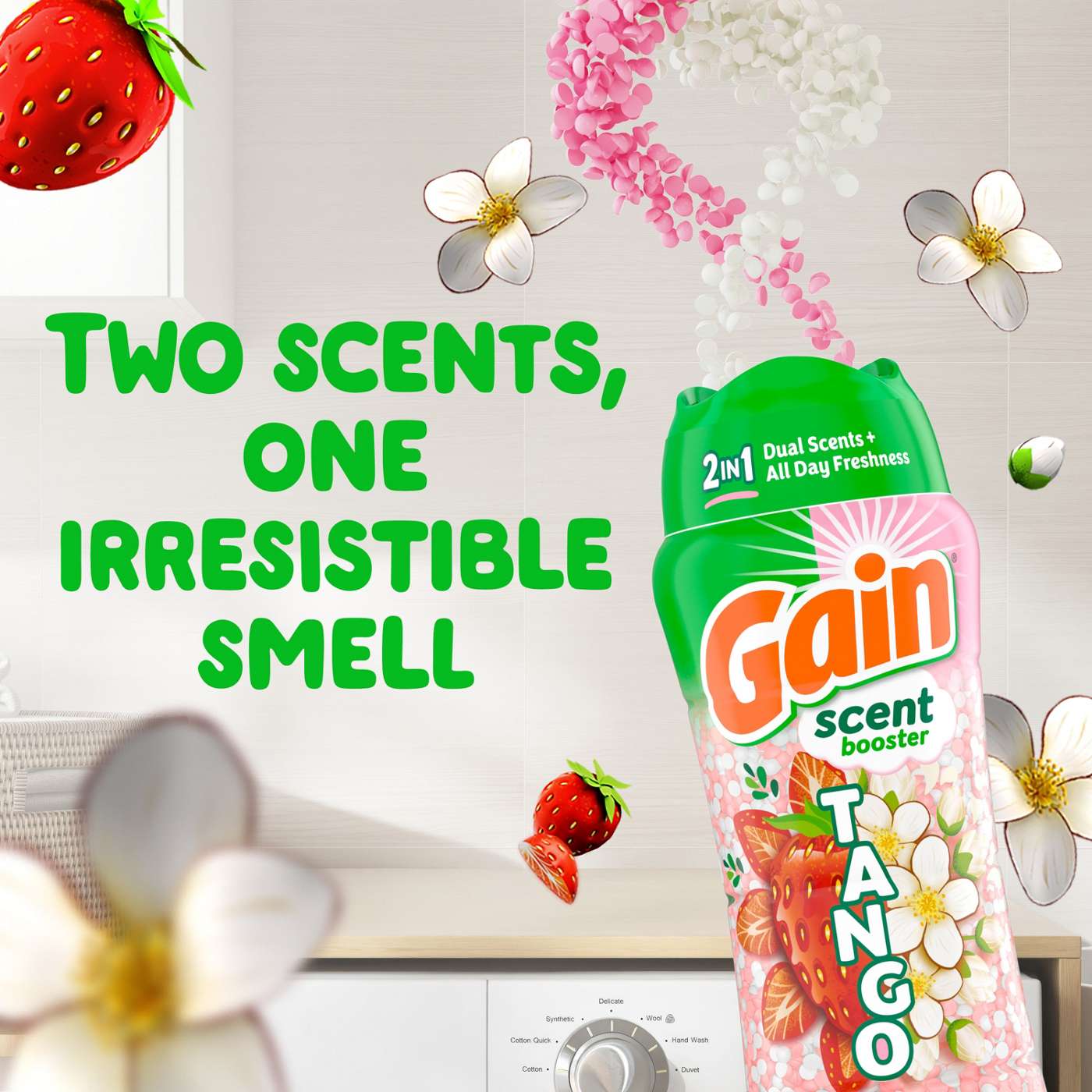 Gain Tango 2-in-1 Laundry Scent Booster Beads - Strawberry & Shea Scent; image 6 of 10