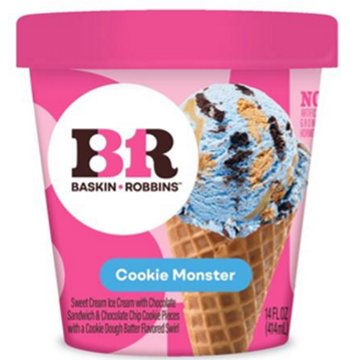 Baskin Robbins Cookie Monster Ice Cream