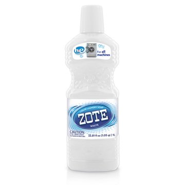 Zote Liquid Laundry Soap - White, 33.8 oz