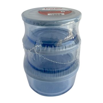 Pyrex Round Storage Container - Blue, 3 pk, 2 cup