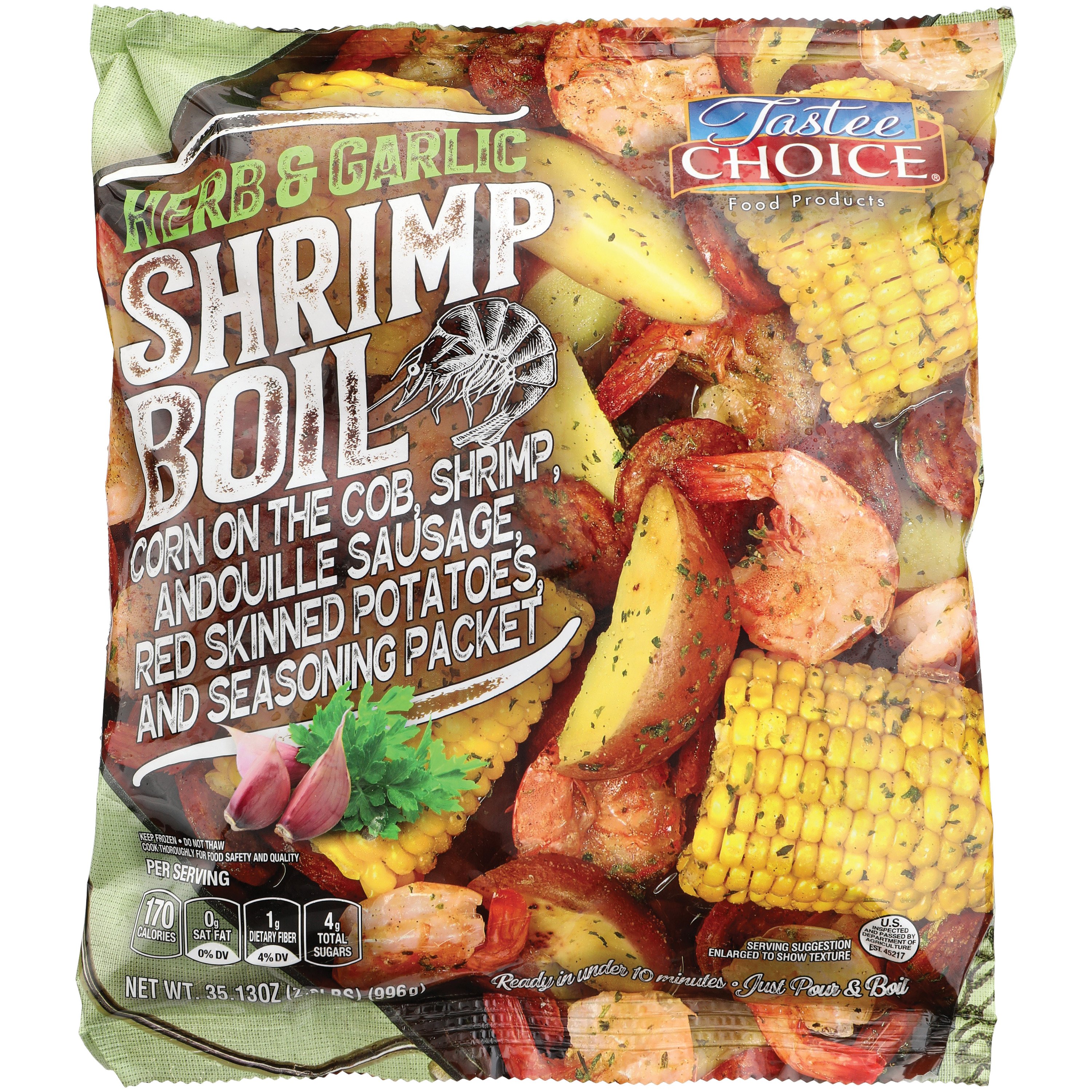 Tastee Choice Herb & Garlic Shrimp Boil, 35.13 oz | Joe V's Smart