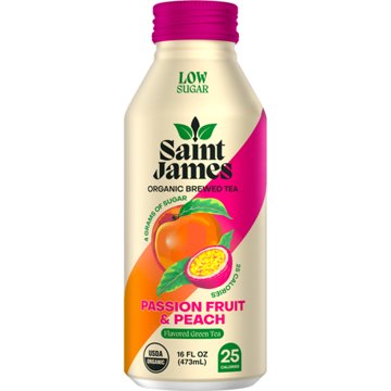 Saint James Passion Fruit & Peach Organic Green Tea