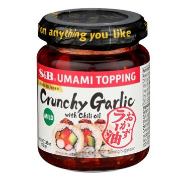 S&B Crunchy Garlic Umami Topping - Mild, 3.88 oz