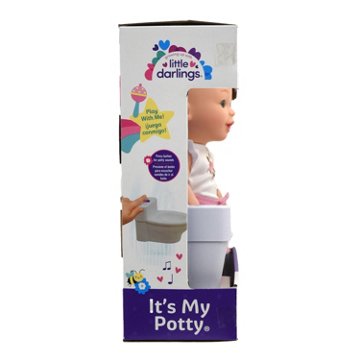Little Darlings It's My Potty Baby Doll Set, 10"
