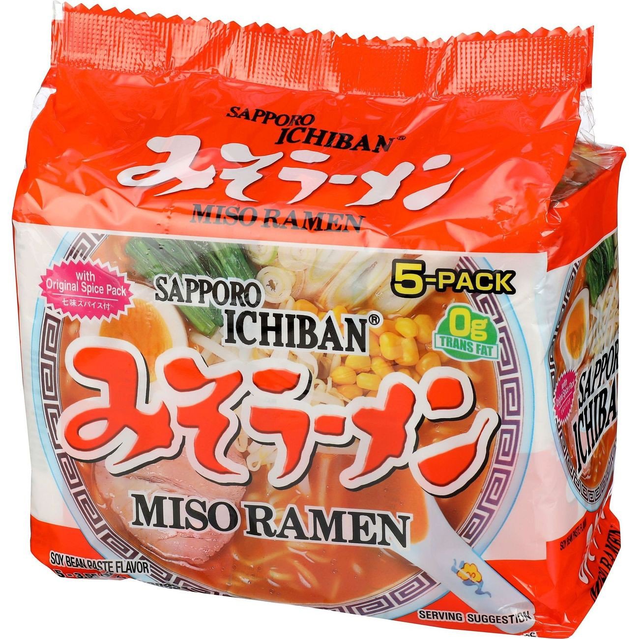 Sapporo Ichiban Miso Ramen Noodle Soup Packs - Shop Soups & chili