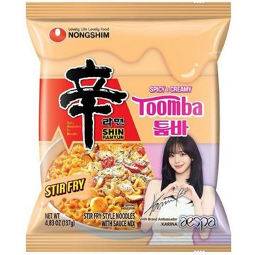 Nongshim Shin Ramyun Spicy & Creamy Toomba Stir Fry Noodles Packs