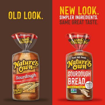Nature's Own Small Loaf Sliced Sourdough Sandwich Bread, 12 oz