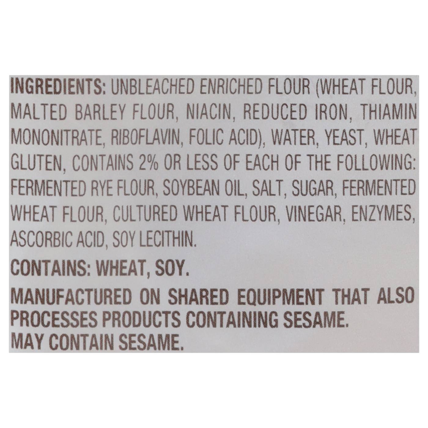 Nature's Own Small Loaf Sliced Sourdough Sandwich Bread; image 2 of 4