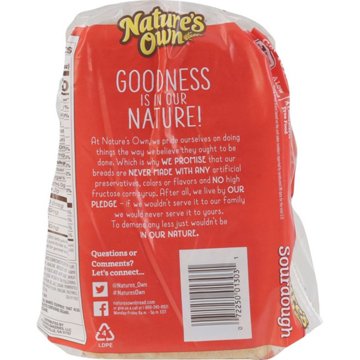 Nature's Own Small Loaf Sliced Sourdough Sandwich Bread, 12 oz