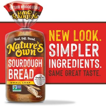 Nature's Own Small Loaf Sliced Sourdough Sandwich Bread, 12 oz