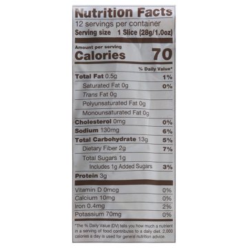 Nature's Own Small Loaf 100% Whole Wheat Bread, 12 oz