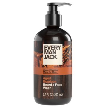 Every Man Jack Aged Bourbon Beard & Face Wash, 6.7 oz