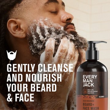 Every Man Jack Aged Bourbon Beard & Face Wash, 6.7 oz