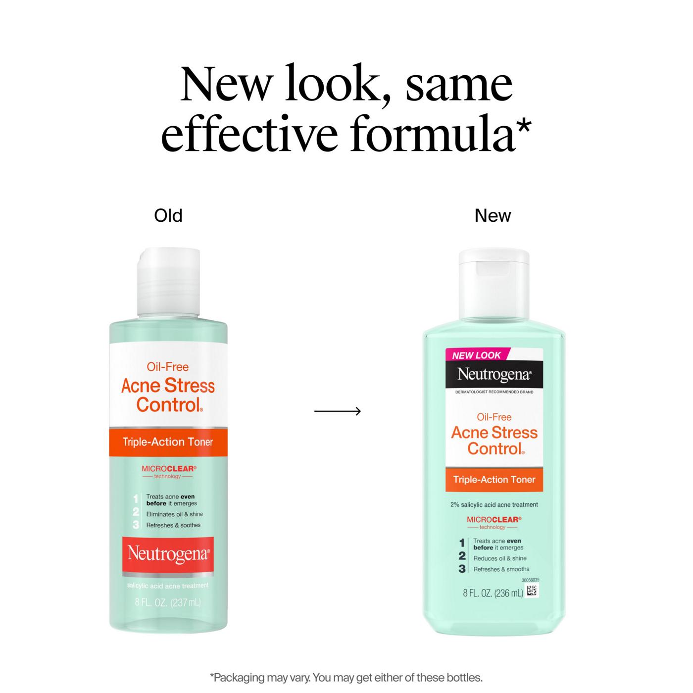 Neutrogena Acne Stress Control Triple-Action Toner with 2% salicylic acid; image 3 of 7