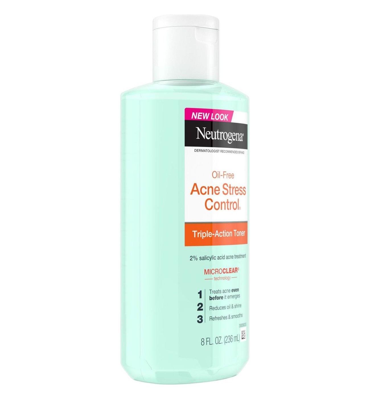 Neutrogena Acne Stress Control Triple-Action Toner with 2% salicylic acid; image 6 of 7