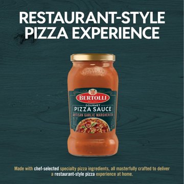 Bertolli Gourmet Pizza Sauce Artisan Garlic Margherita
