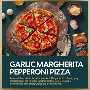 Bertolli Gourmet Pizza Sauce Artisan Garlic Margherita