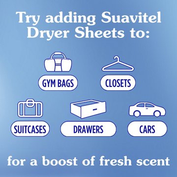 Suavitel Complete Fabric Softener Sheets - Field Flowers