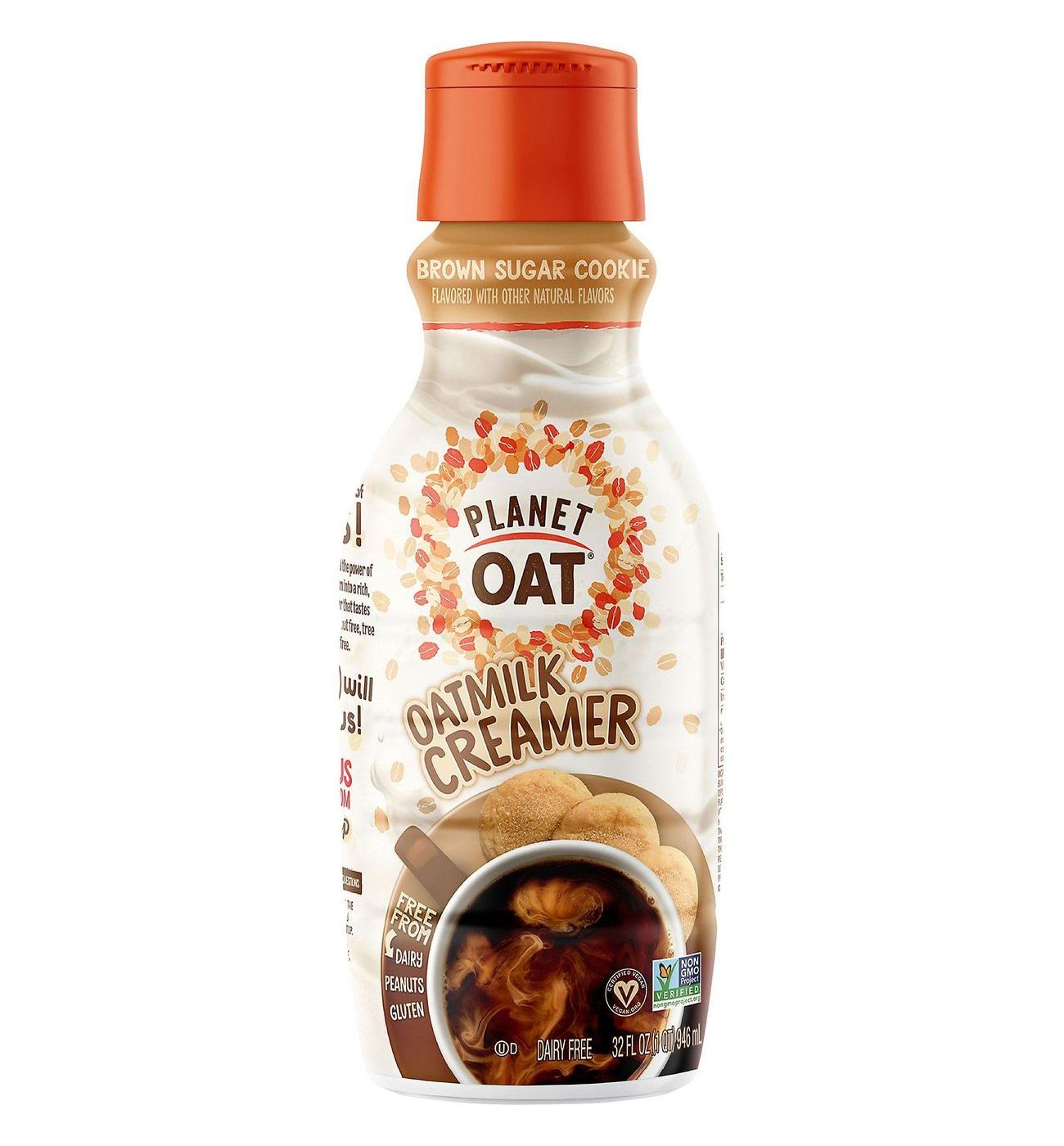Planet Oat Dairy Free Oat Milk Liquid Coffee Creamer - Brown Sugar Cookie; image 1 of 3