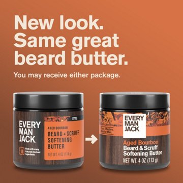 Every Man Jack Aged Bourbon Beard Butter, 4 oz
