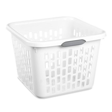 Sterilite 1.5 Bushel Square Laundry Basket - White