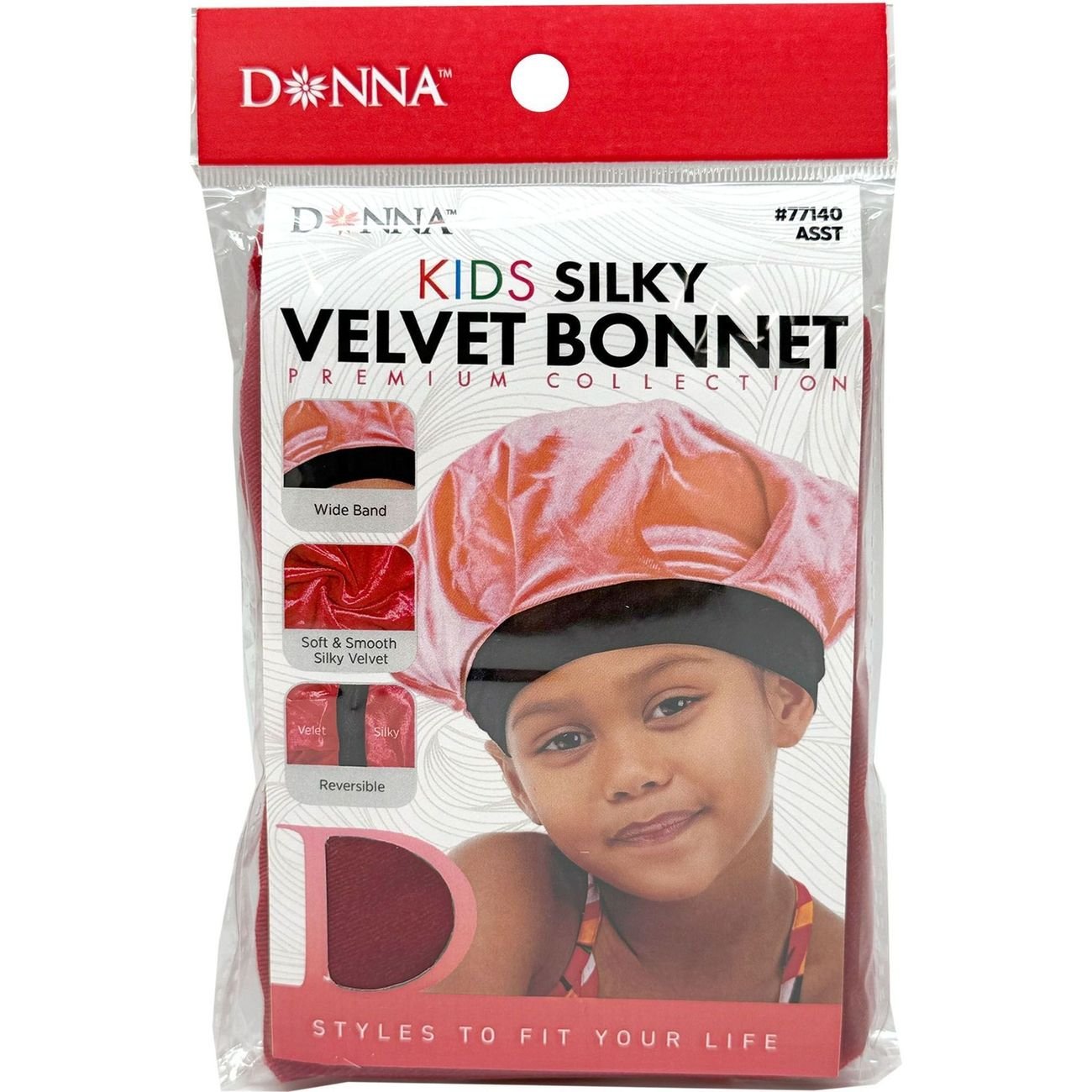 Donna Kids Silky Velvet Bonnet & Shower Cap - Shop Hair