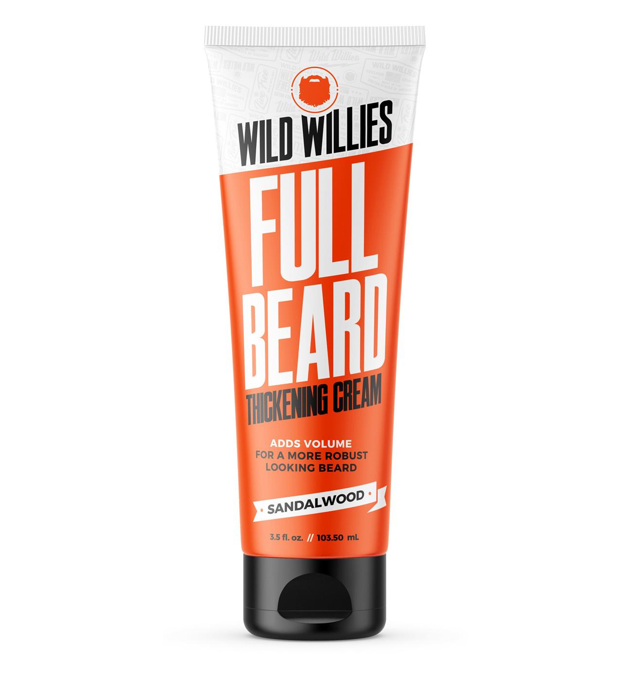 Wild Willies Full Beard Thickening Cream - Sandalwood; image 1 of 2