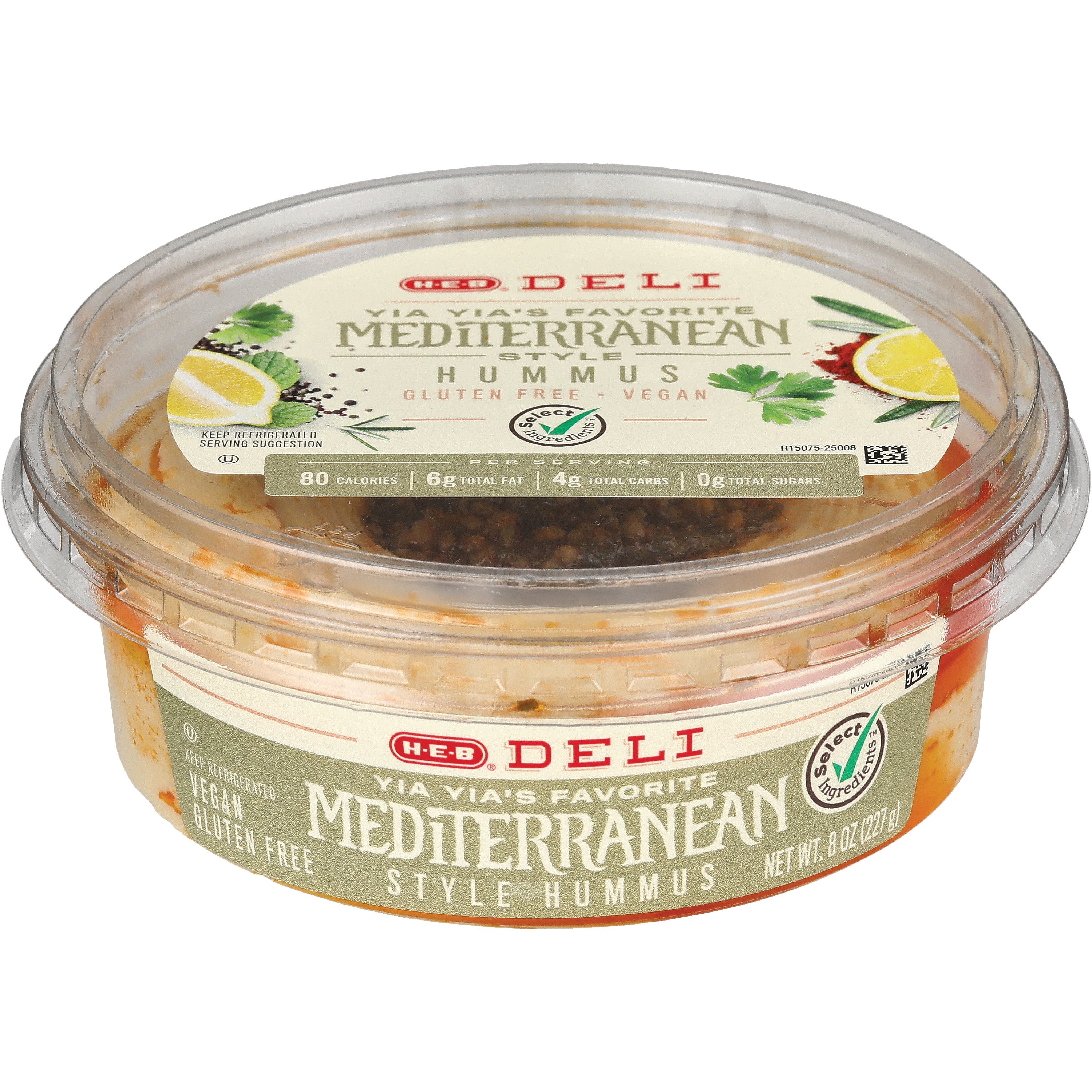 H-E-B Deli Hummus - Yia Yia Mediterranean Style - Shop Dip at H-E-B