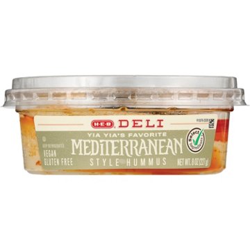 H-E-B Deli Hummus - Yia Yia Mediterranean Style, 8 oz