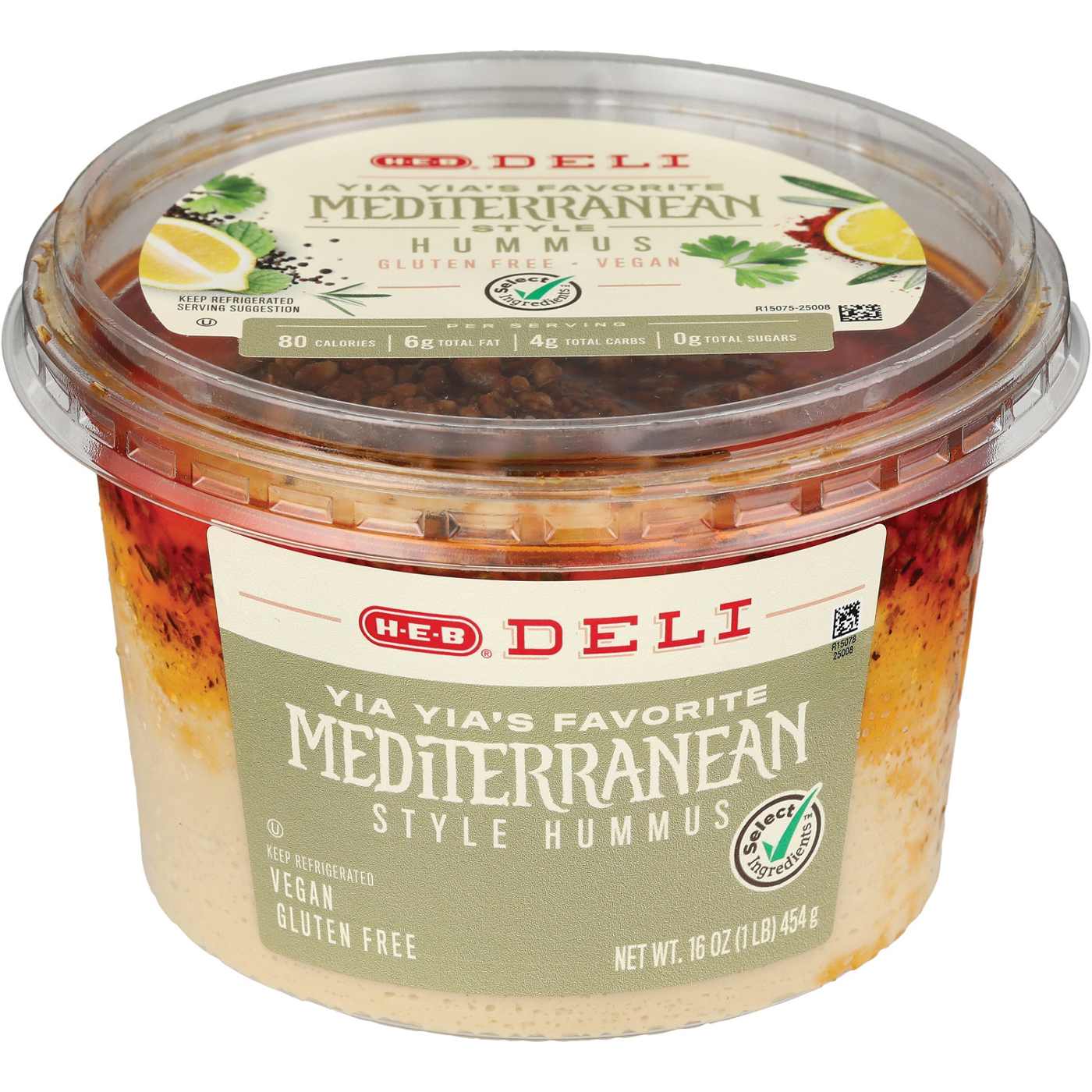 H-E-B Deli Hummus - Yia Yia Mediterranean Style - Shop Dip at H-E-B