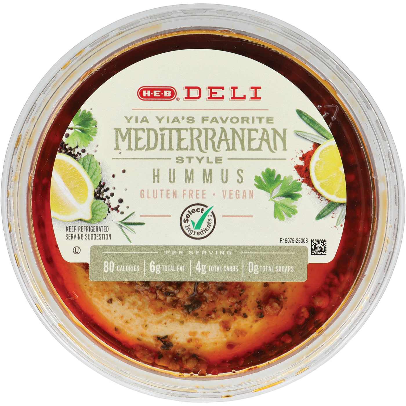 H-E-B Deli Hummus - Yia Yia Mediterranean Style - Shop Dip at H-E-B