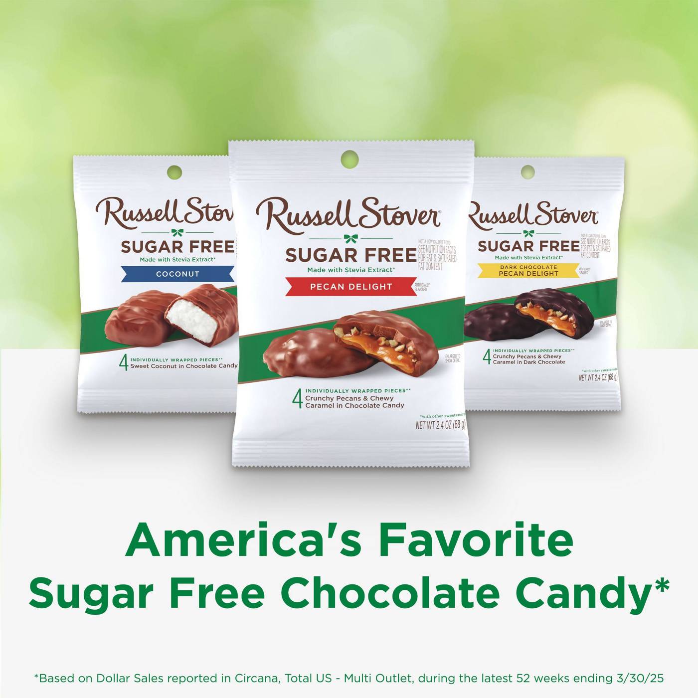 Russell Stover Sugar Free Pecan Delight Chocolate Candy; image 2 of 10