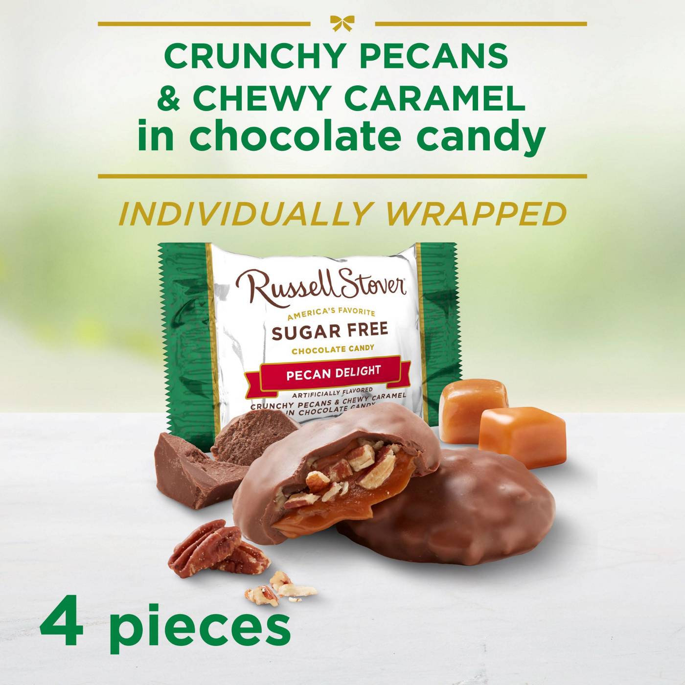 Russell Stover Sugar Free Pecan Delight Chocolate Candy; image 5 of 10