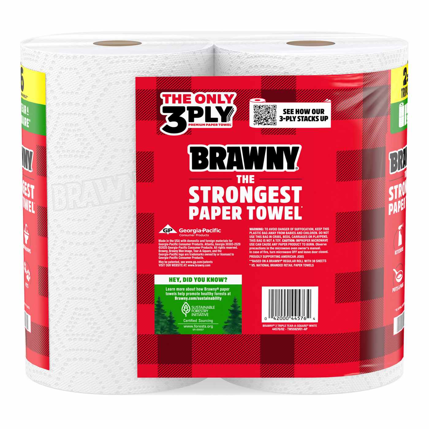 Brawny Tear-A-Square Paper Towels; image 4 of 13