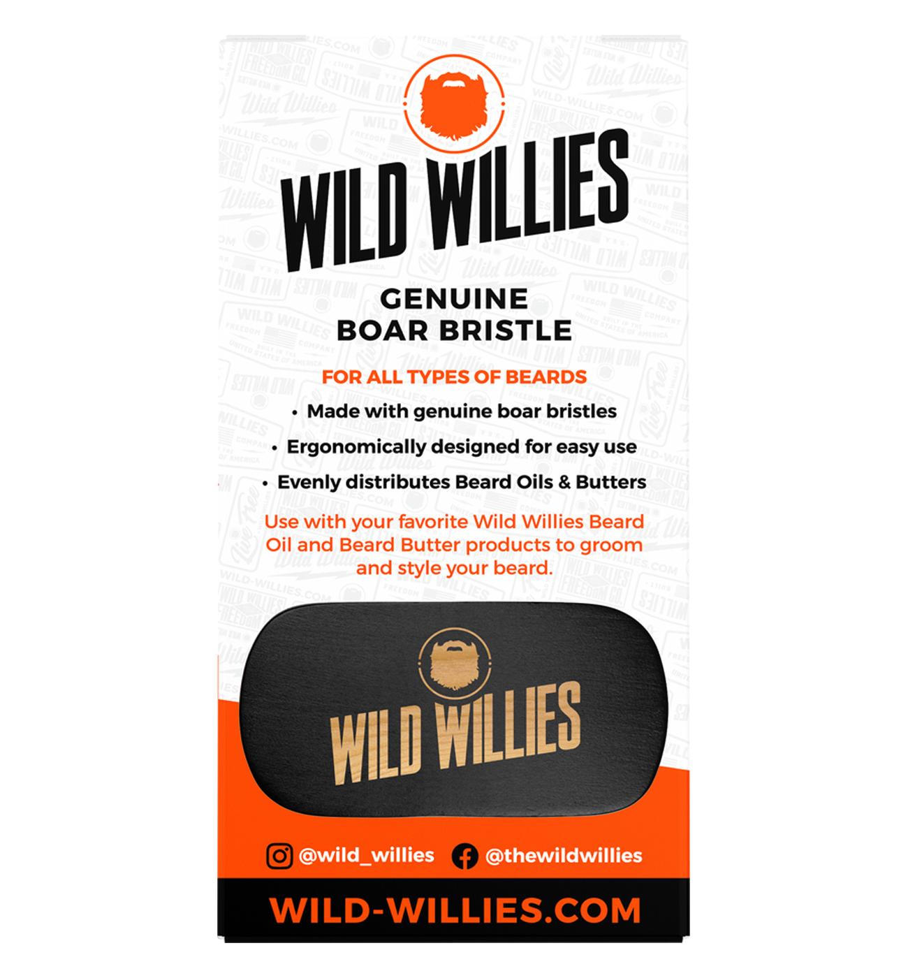 Wild Willies Boar Bristle Beard Brush; image 4 of 4