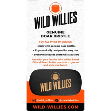 Wild Willies Boar Bristle Beard Brush