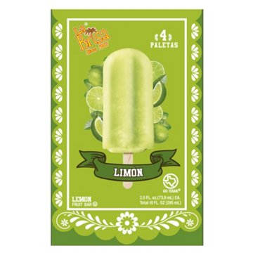 La Brisa Lime Paleta Bars, 4 ct