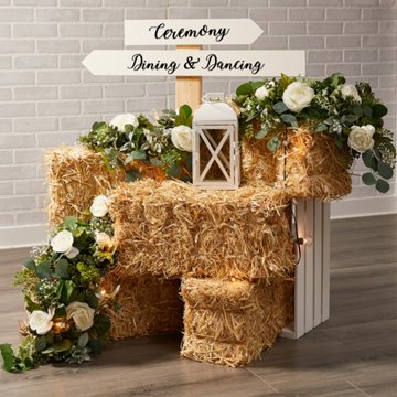 Floracraft Straw Bale, 8" x 9" x 20''