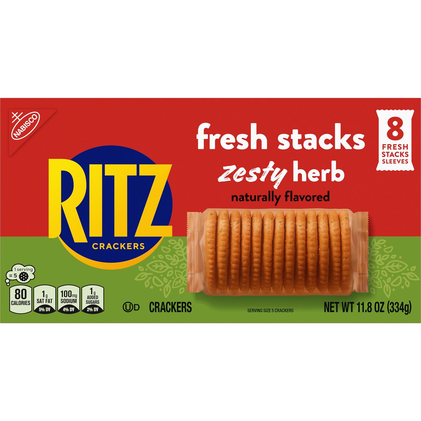 Ritz Fresh Stacks Zesty Herb Crackers; image 6 of 7