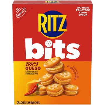 Ritz Bits Spicy Queso Cracker Sandwiches , 8.8 oz